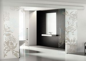 porta scorrevole vetro lodi